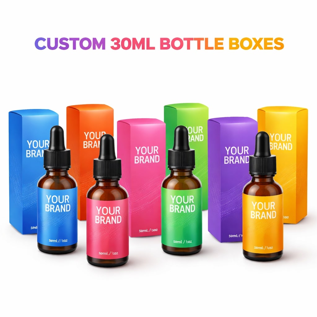 Custom 30ml Bottle Boxes