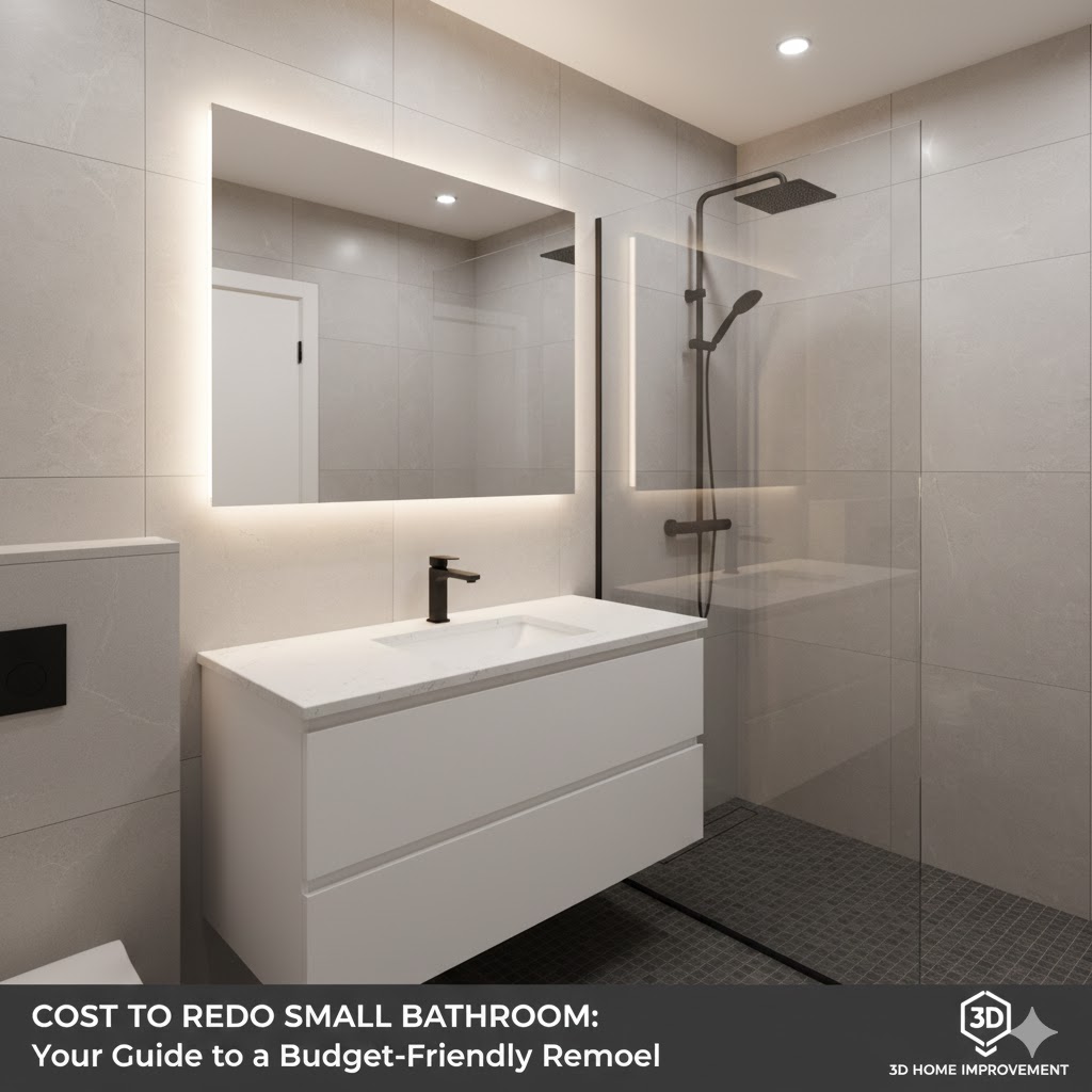 cost to redo small bathroom